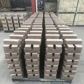 Les briques réfractaires de four commun, phosphatent de hautes briques d'alumine collées résistantes à la chaleur
